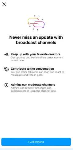 Broadcast Channel Instagram