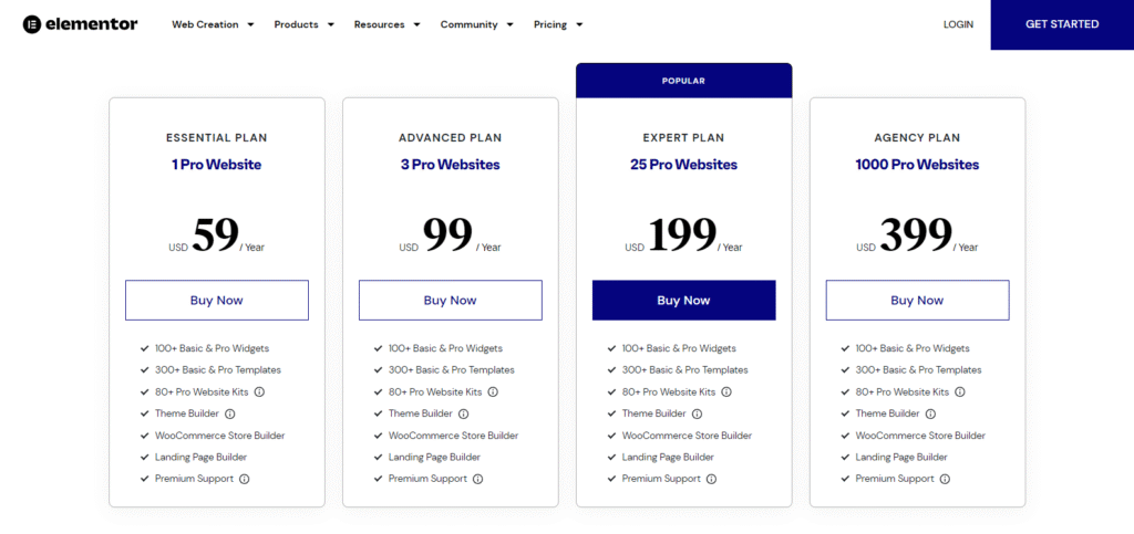 Elementor Landingpage